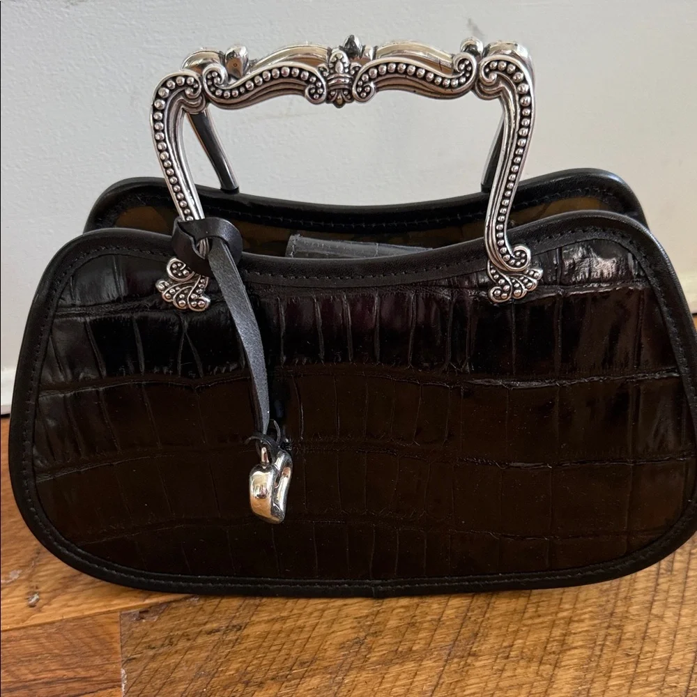 Brighton Croc-Embossed Handbag - Picture 1 of 3